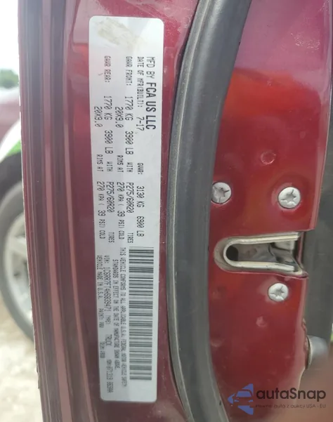 2017 Ram 1500 St from USA, damaged, VIN 1C6RR7FT4HS839471